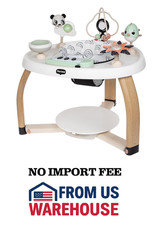 Tiny Love 5-in-1 Here I Grow Stationary Activity Center Black  White Baby Toy