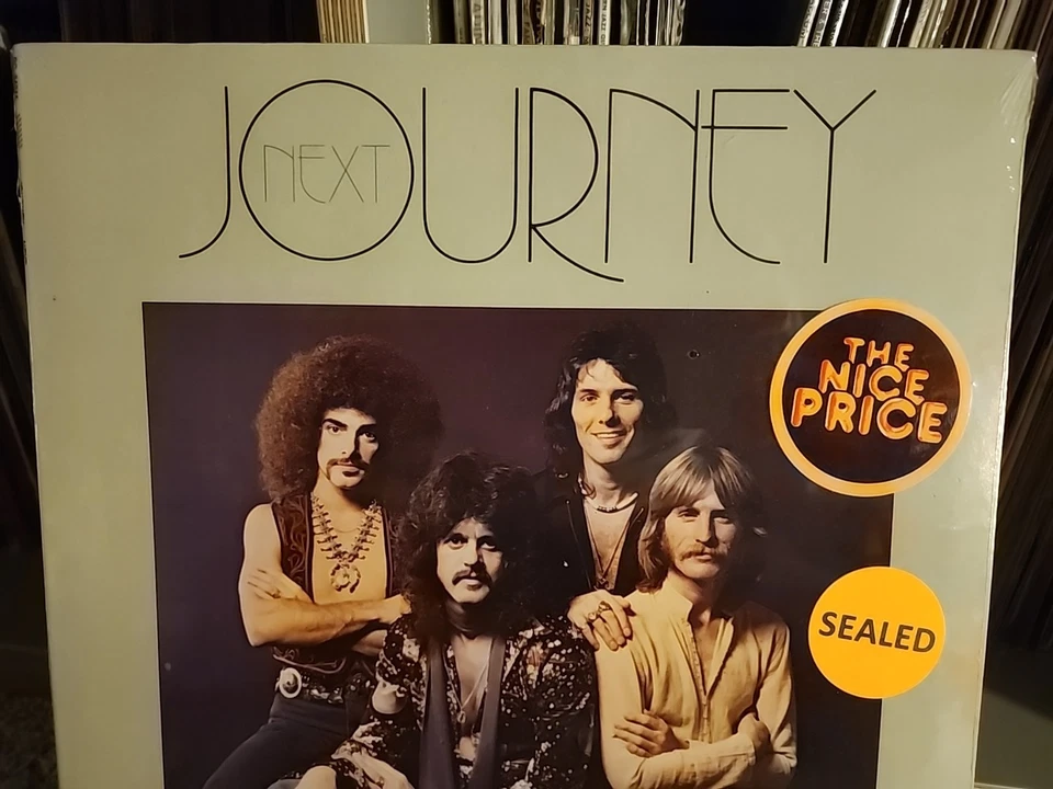 Journey Next SEALED 80's Vinyl PC 34311 LP Happy Sticke Hard Prog Rock - Image 3 of 4