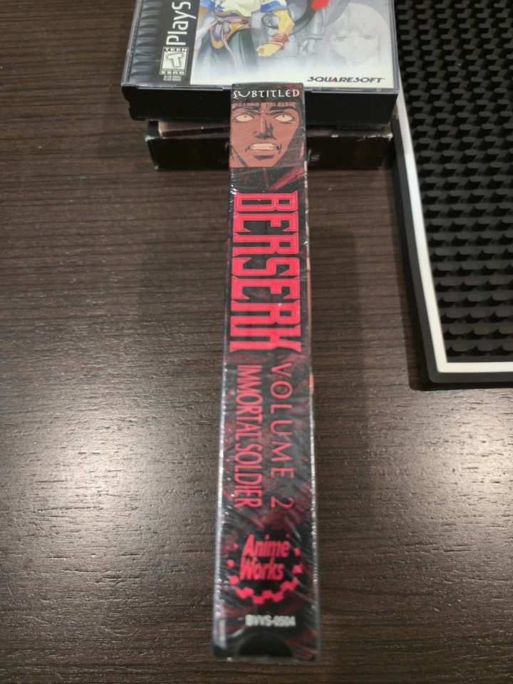Rare SEALED BERSERK VHS VOL. 2 - Immortal Soldier - in Japanese - English Subs - Image 4 of 4