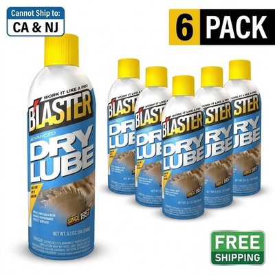 9.3 oz. Advanced Dry Lube Spray Lubricant (Pack of 6): Lubrication Solution