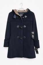 Gil Bret Duffle Coat Laine Cachemire Femme T46 / L Neuf Avec Étiquette Navy