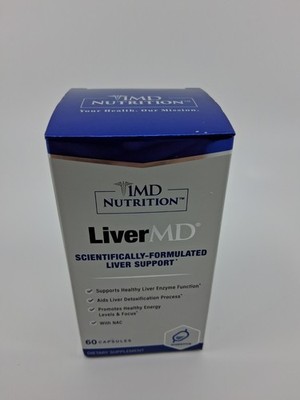 1MD LiverMD Liver Health Formula - 60 capsules NEW in Box Exp: 10/2026