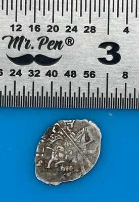 1533-1584 Russian Empire Silver Wire Denga Ivan III ''Ivan the Great'' Coin VF