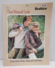 Beehive #507 ~ That Natural Look ~ Knitting Patterns Men Women Children Patterns