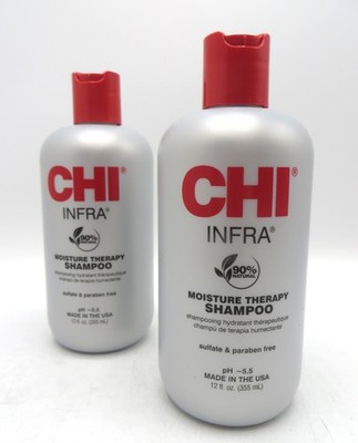 CHI INFRA MOISTURE THERAPY SHAMPOO 12 OZ 2 PIECES
