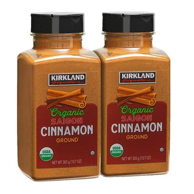Organic Ground Saigon Cinnamon 10.7 oz x 2-Pack USDA Organic EXP-01/28