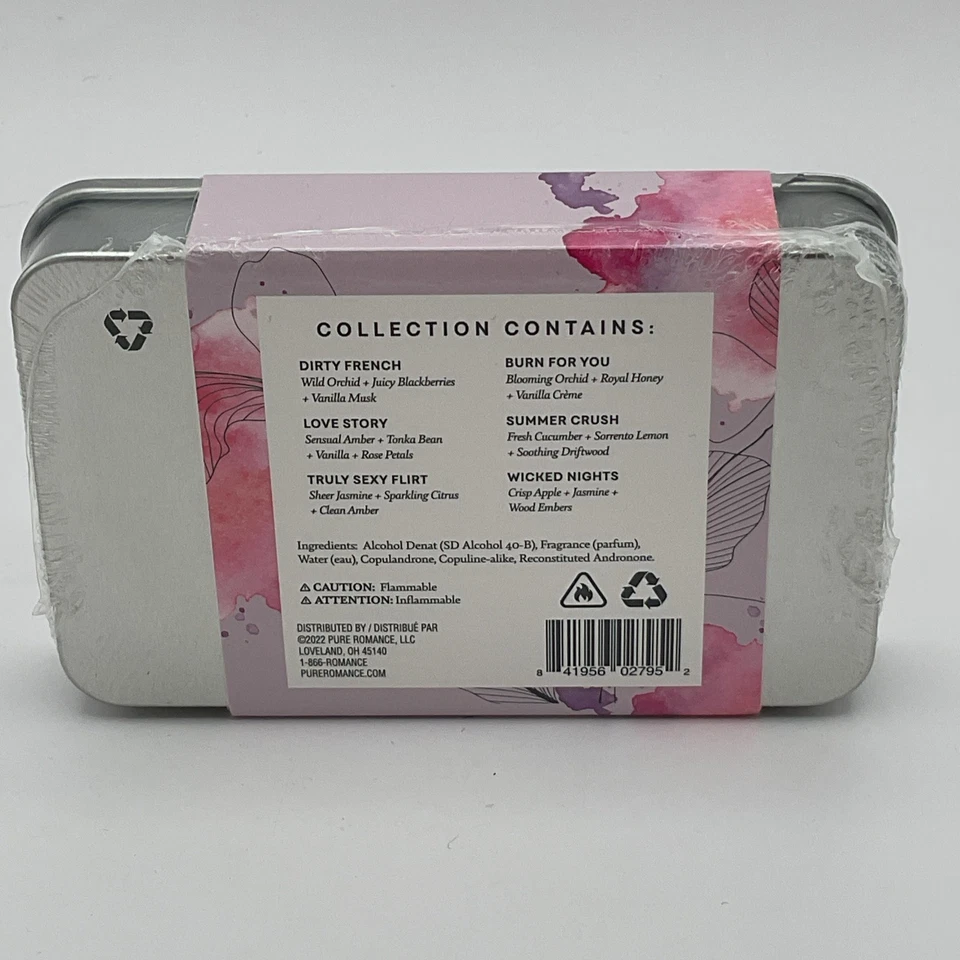 Pure Romance Fragancia Vuelo Perfume Descubrimiento Set, Feromonas Infundidas. Foto 2 de 2