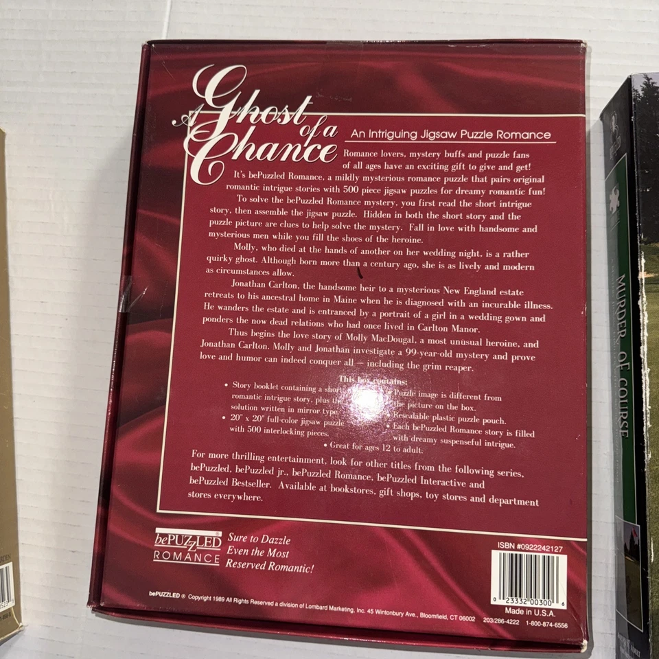 Vintage Bepuzzled! mystery puzzles. A Ghost Of A Chance And Murder, Of Course! - Image 2 of 4