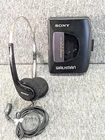 Sony Walkman WM-EX10 Cassette Player Tested Works Original Headphones Vintage