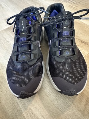 Nike Womens Zoom Winflo 8 Shield - DC3730 002 - Size 7 - Black / Violet - Lime