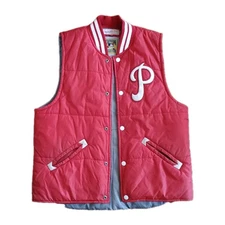 Mitchell & Ness MLB Philadelphia Phillies Cooperstown Collection Vest - L