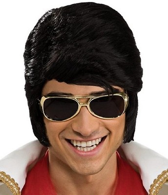 Elvis Sunglasses Rock Star 50's Gold Aviator Halloween Adult Costume Accessory