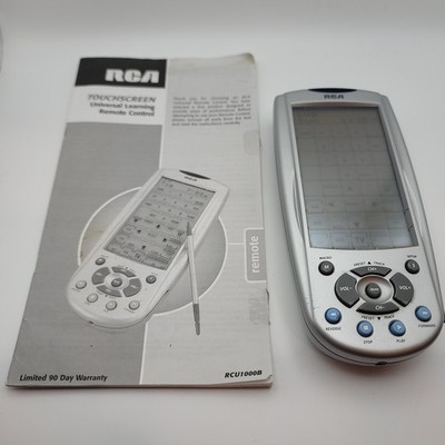 RCA RCU1000B Retro Vintage Touchscreen Universal Learning Remote Stylus Tested