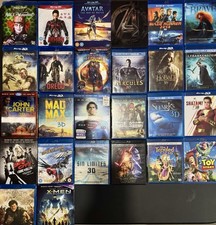 3D Blu-Ray movies with cases
