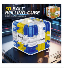 3D Maze Magic Cube Fidget Puzzle Toy Kids Educational Anti-Stress