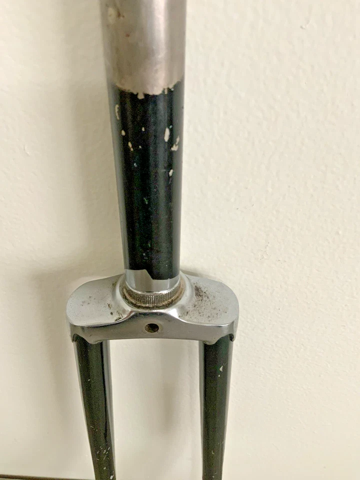 STEEL FORK 700C ONE INCH THREADLESS 185 MM STEERER 31.5 OUNCES BSA 26.4 MM RACE - Image 2 of 4