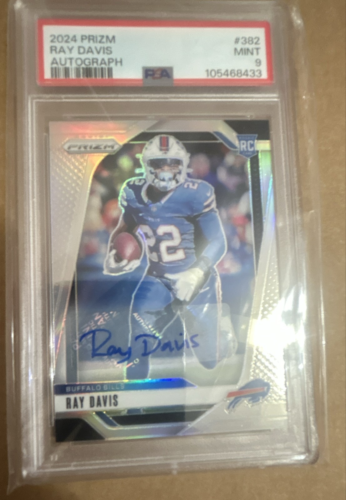 2024 Panini Prizm - Rookies Ray Davis #382 Silver Prizm Autographs (AU, RC)