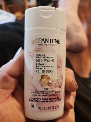 Pantene Pro-V Miracle Moisture Boost Rose Water Shampoo 3 fl oz