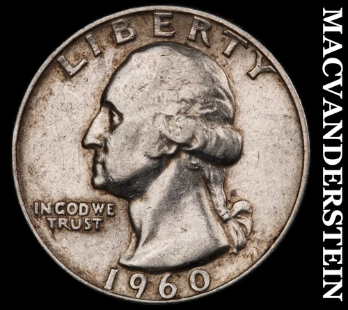 1960-D Washington Quarter- Silver- Scarce Better Date No Reserve #J2523