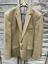 Samuel Windsor Green New Wool Tweed Herringbone Hacking Sport Country Jacket 44R