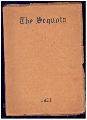 #ad 1921 Eureka High School Yearbook Sequoia Eureka California $99.00