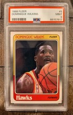 1988 Fleer Dominique Wilkins HOF PSA 9