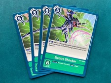 Electro Shocker ST4-16 Playset Starter Deck Giga Green Digimon Card Game x4