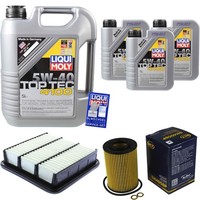 Inspektionskit Filter Liqui Moly ÖL 8L 5W-40 FüR KIA Cee'd SW ED 2.0 Crdi 140