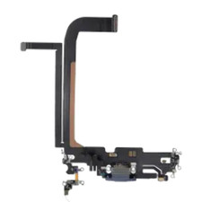 Charging Port Flex Cable For iPhone 13 Pro Max Used OEM Pull Sierra Blue