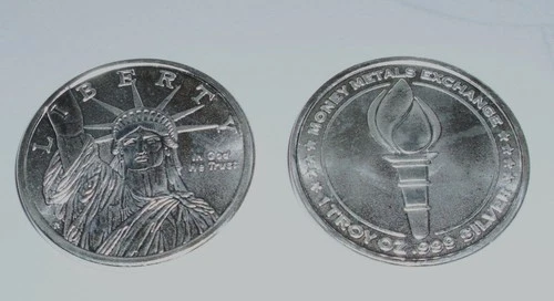 STATUE OF LIBERTY - 1oz SILVER ROUND BU