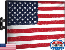 Garnetics 90" Outdoor TV Cover - Waterproof, Weatherproof, Smart Shield, US Flag