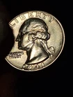1941 D Washington Silver Quarter, Gem Uncirculated. D.d.o Fs.101 Fs 801 Reverse