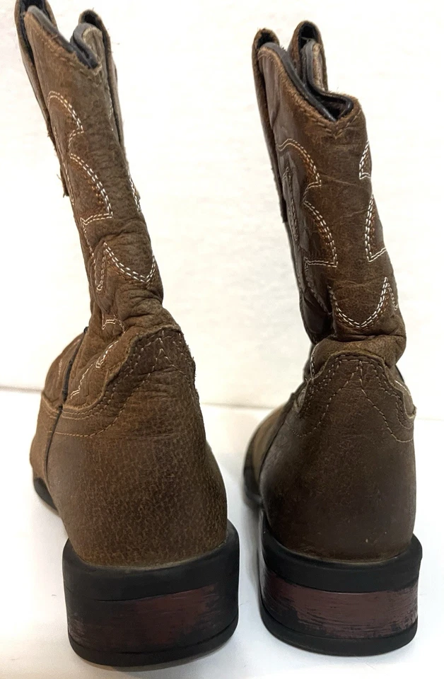 Roper младенца ясельного возраста Sz 10 Western ботинки ковбой коричневый искусственной кожи - Изображение 4 из 4