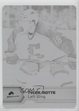 2017-18 Upper Deck AHL SPs Printing Plate Black 1/1 Tyler Motte #134 7d2