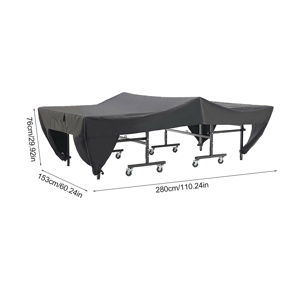 Outdoor Waterproof Table Tennis Cover Oxford Cloth Foldable Sports