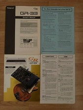 Roland GR-33 Sintetizzatore per chitarra *SOLO MANUALE* con brochure Roland
