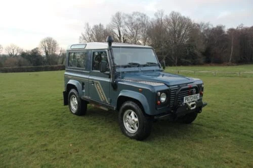 Defender Blue Land Rover & Range Rover Cars