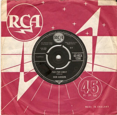 Don Gibson - Far Far Away (7 Zoll Single)