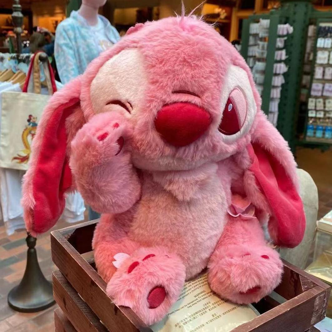 Muñeca de peluche Pink Stitch serie Sakura dibujos animados anime Lilo & Stitch regalo 29 cm