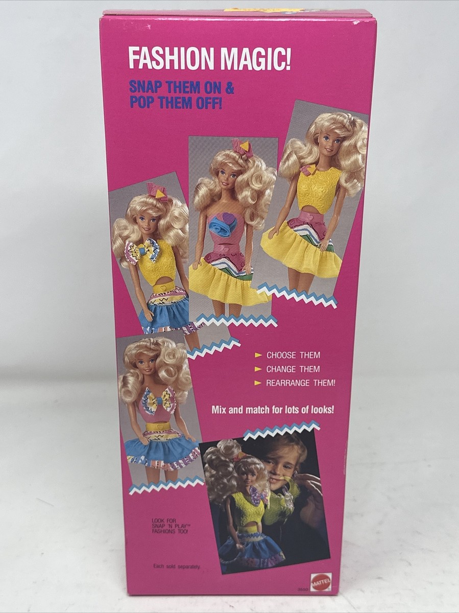 Snap 'N Play Barbie Doll MATTEL 1991 Vintage Doll NRFB | eBay