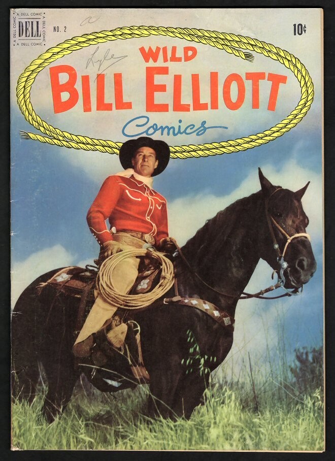 1950 #2 WILD BILL ELLIOTT-- DELL... COMIC BOOK....VG/FINE or better