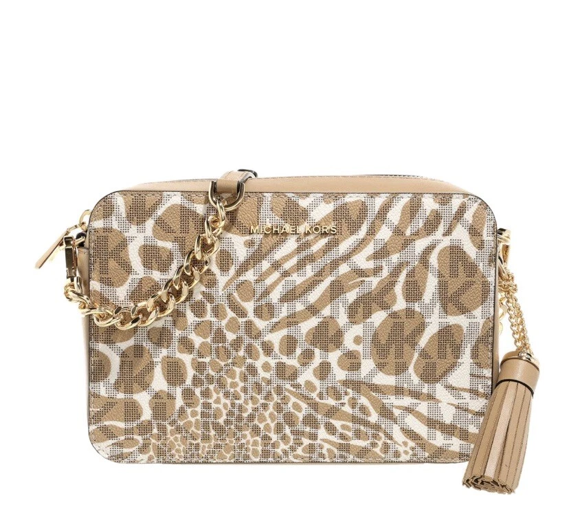 Michael Kors Signature Jet Set Camera Crossbody Bag