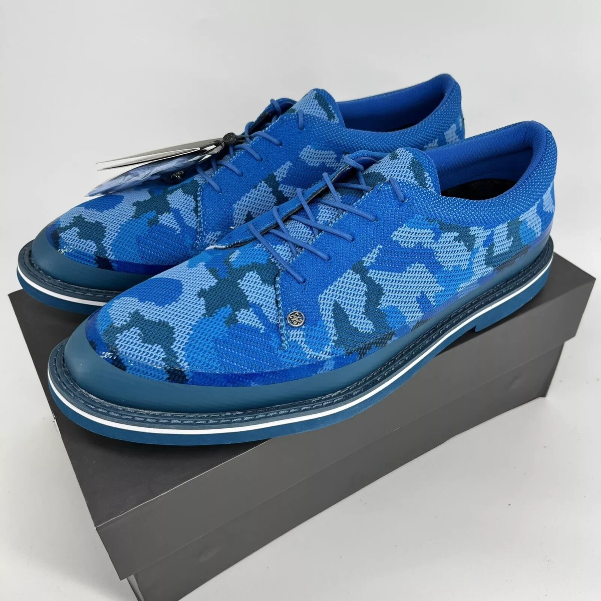 G/FORE Gallivanter Tuxedo Camo Knit Racer Blue Camouflage sz  display picture 1