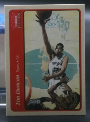 Tim Duncan (Spurs/HOF/Wake Forest) 2004-2005 Fleer Tradition #214