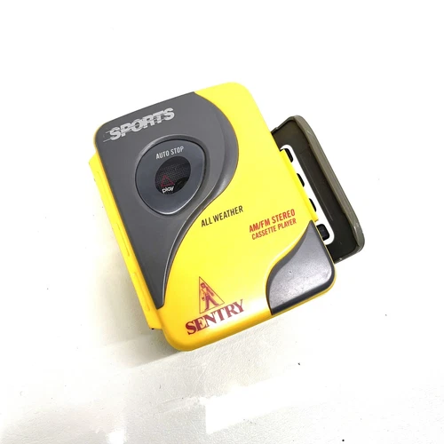 Vintage Sentry WM550 Sports AM FM Cassette Tape Player Radio Walkman Sony Nice