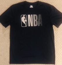 NBA T-Shirt 100 Polyester Size L VGC