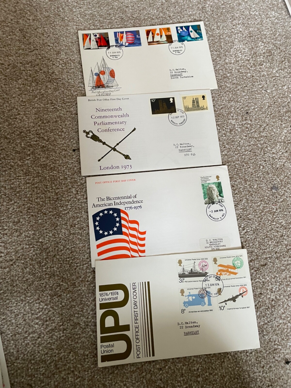 Post Office First day cover Job lot Bulk30sets + cover. Mint cond. 1971