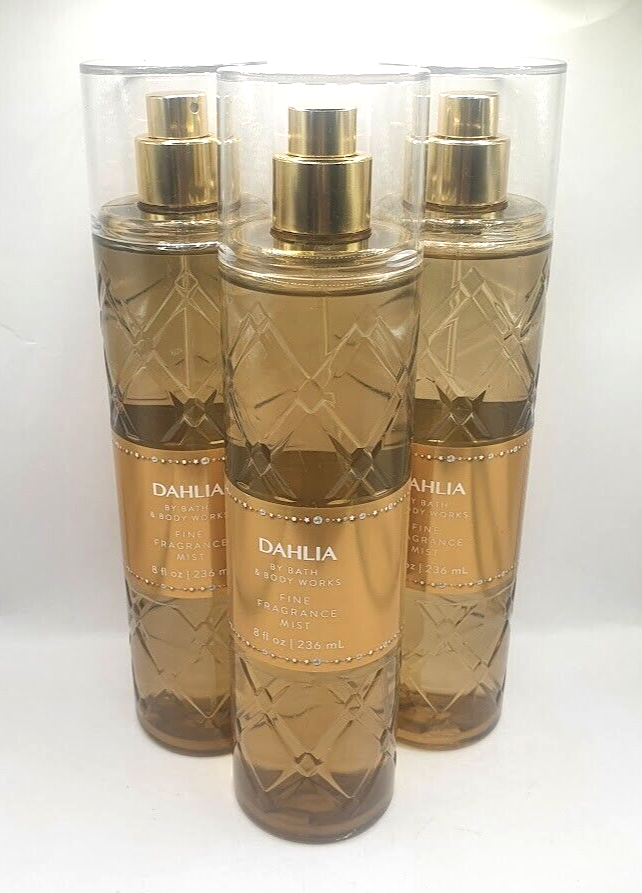 BATH AND BODY WORKS DAHLIA BODY MIST 8 FL OZ (SET OF 3) eBay