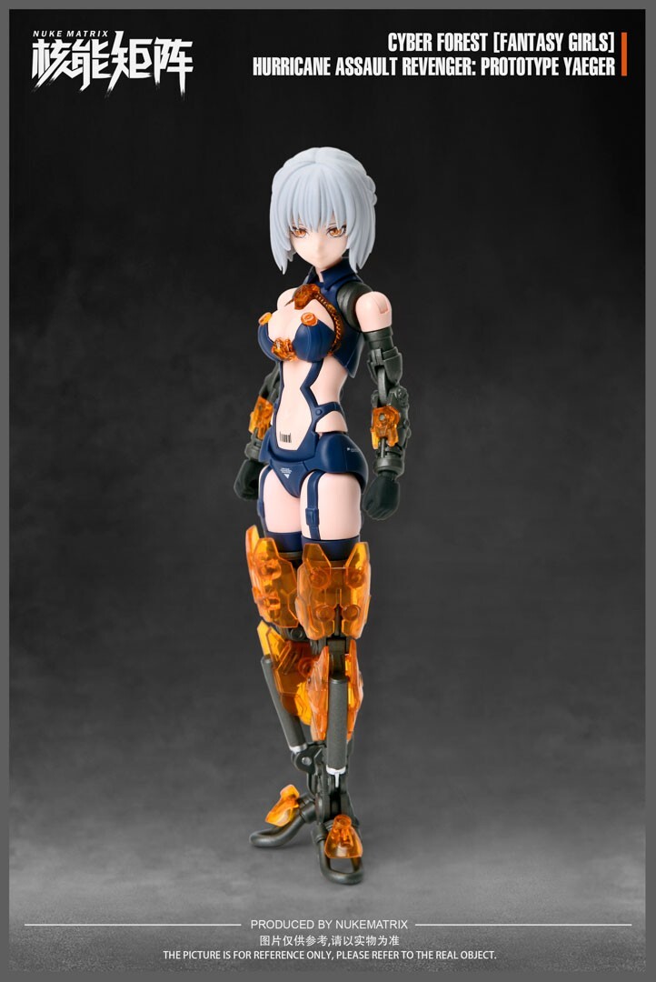 Cyber Forest Fantasy Girls Prototype Jaeger 5.9in Plastic Model Kit ...