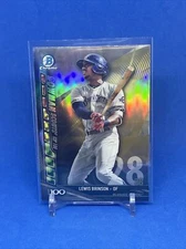 2017 Bowman Chrome Scouts Top 100 #BTP28 Lewis Branson Milwaukee Brewers